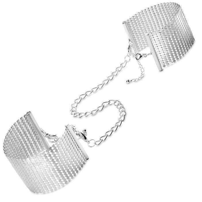 BIJOUX - ESPOSAS DE METAL PLATA DESIR MÉTALLIQUE