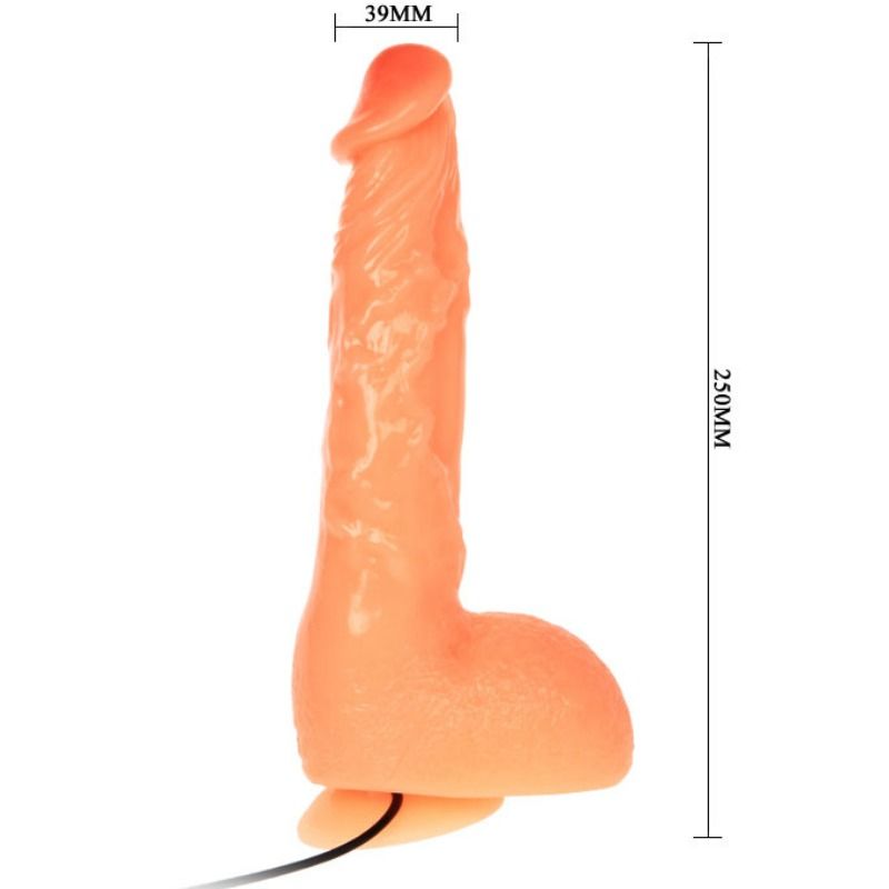 BAILE - DILDO DE PENE VIBRADOR CON SENSACIÓN DE VIBRACIÓN REALISTA