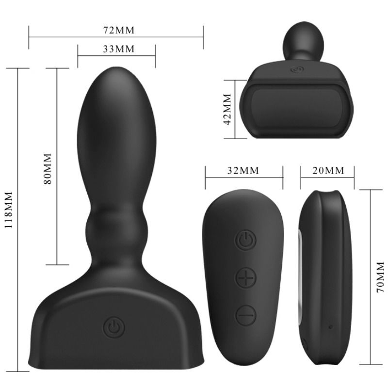 PRETTY LOVE - VIBRADOR PROSTÁTICO E INFLABLE MARRIEL