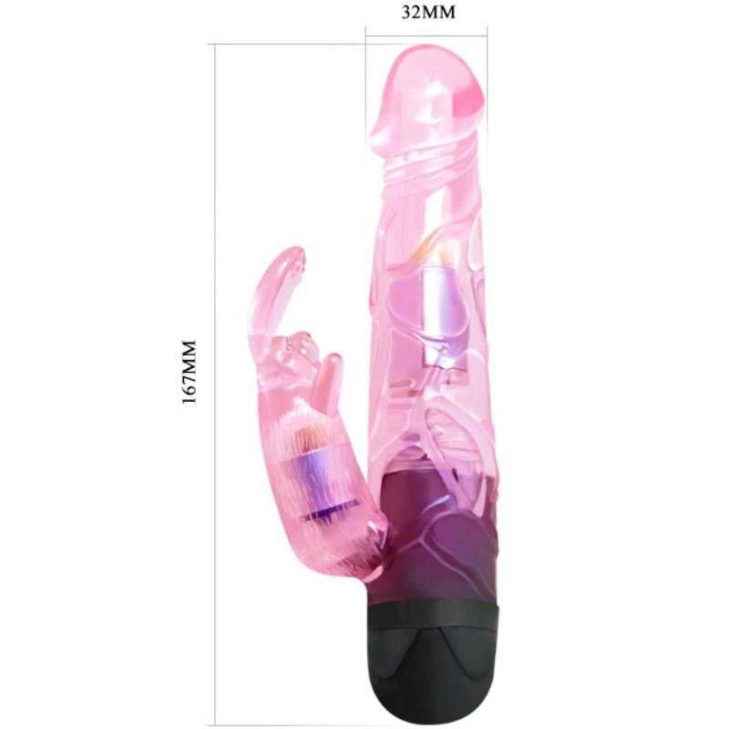 BAILA - DE TI AMANTE VIBRADOR CON CONEJO ROSA