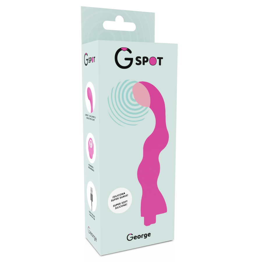 VIBRADOR GEORGE GUM ROSA - PUNTO G