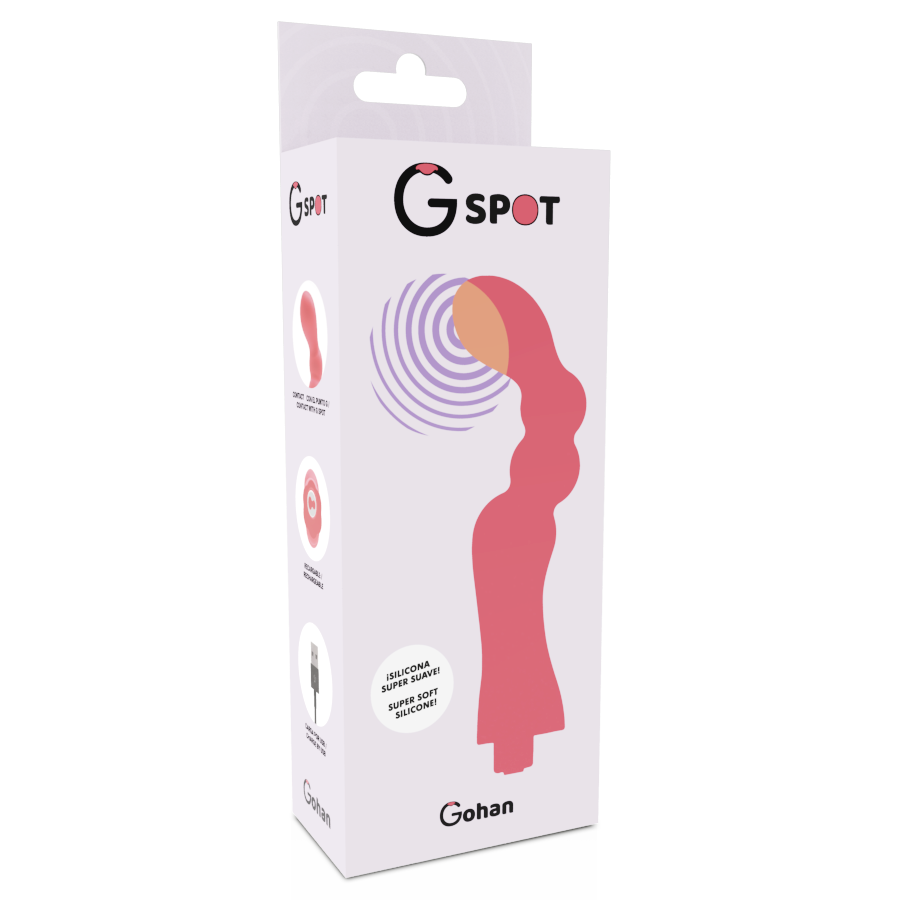 G-SPOT - VIBRADOR DE LUZ ROJA GOHAN G-SPOT