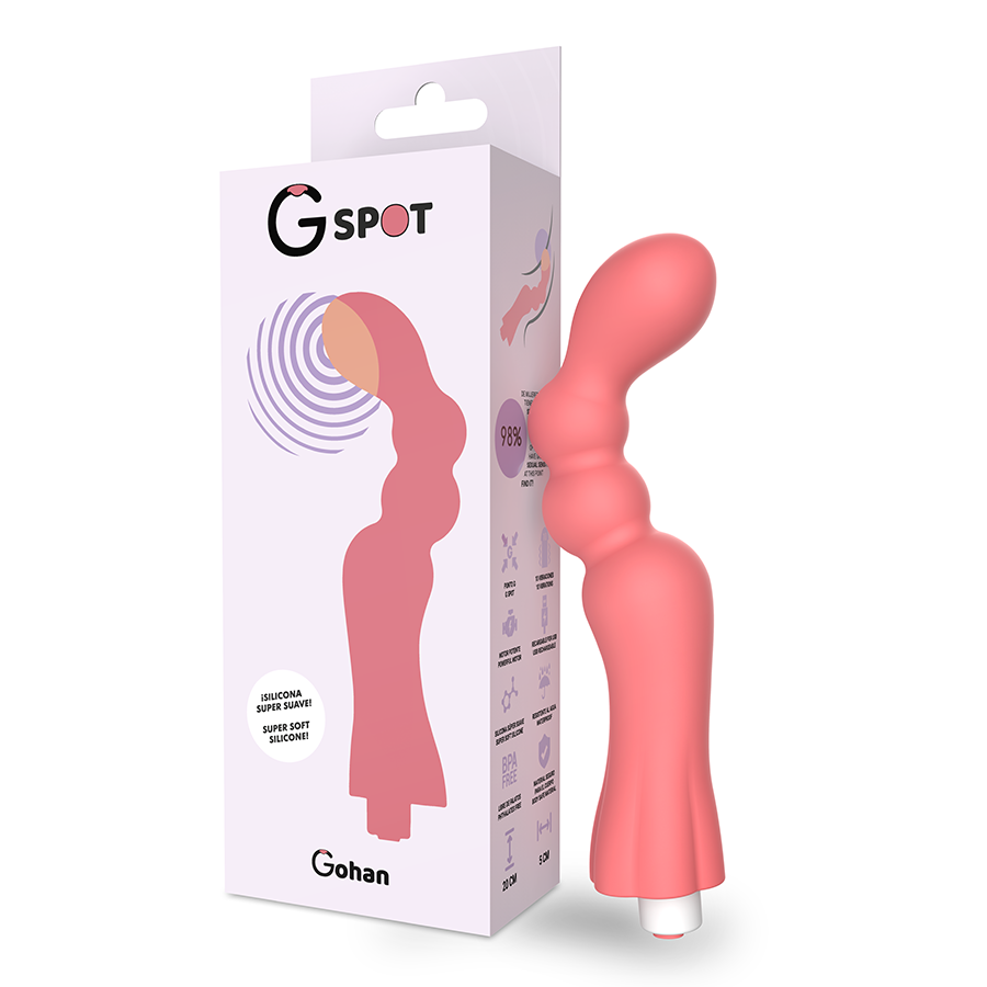 G-SPOT - VIBRADOR DE LUZ ROJA GOHAN G-SPOT