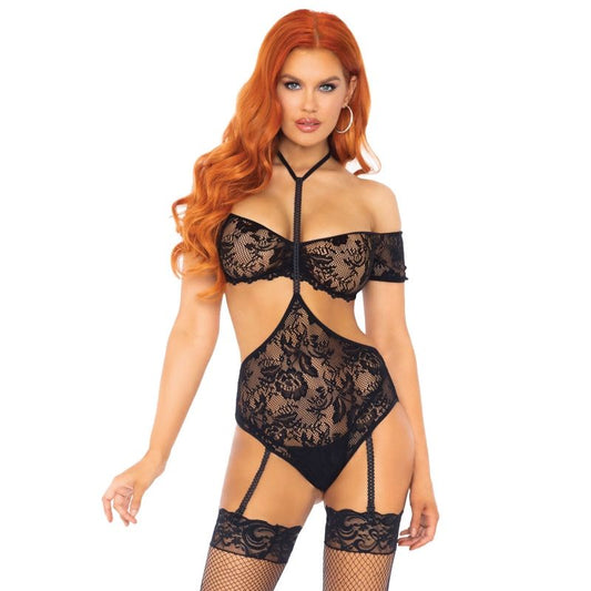 LEG AVENUE - SET DOS PIEZAS TOP & TEDDY M/L