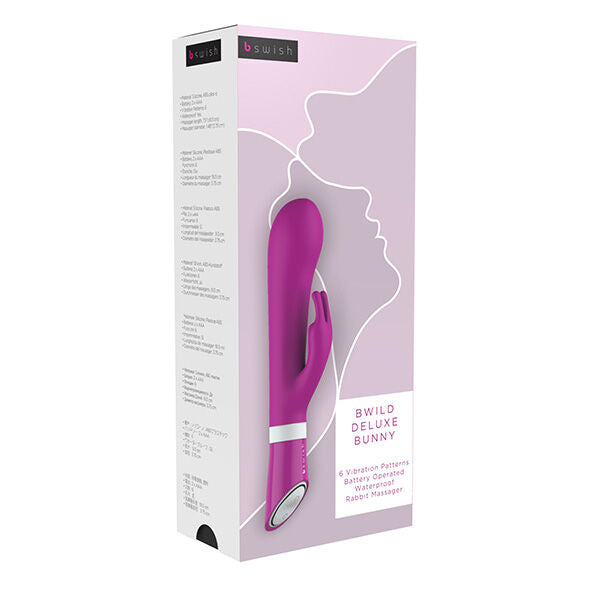 B SWISH - BWILD DELUXE BUNNY RASPBERRY VIBRATOR