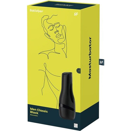 SATISFYER - MEN CLASSIC BLACK MASTURBATOR