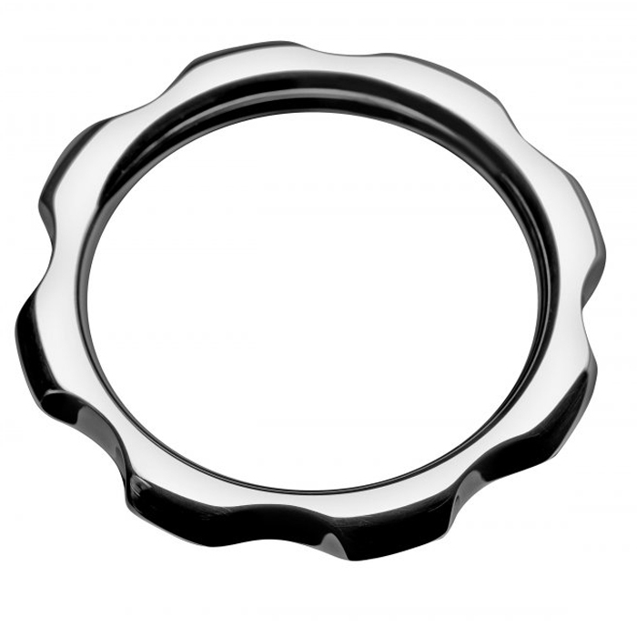 METAL HARD - ANILLO DE TORSIÓN DE METAL PARA PENE Y TESTÍCULOS 45MM
