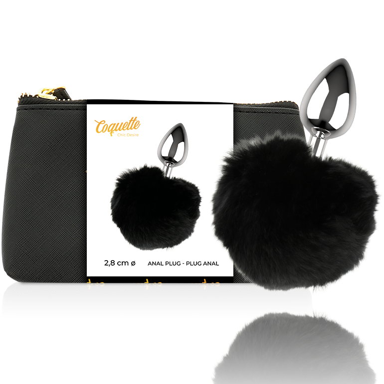 COQUETTE CHIC DESIRE - PLUG ANAL DE METAL TAMAÑO L 2.8 X 4.1 CM