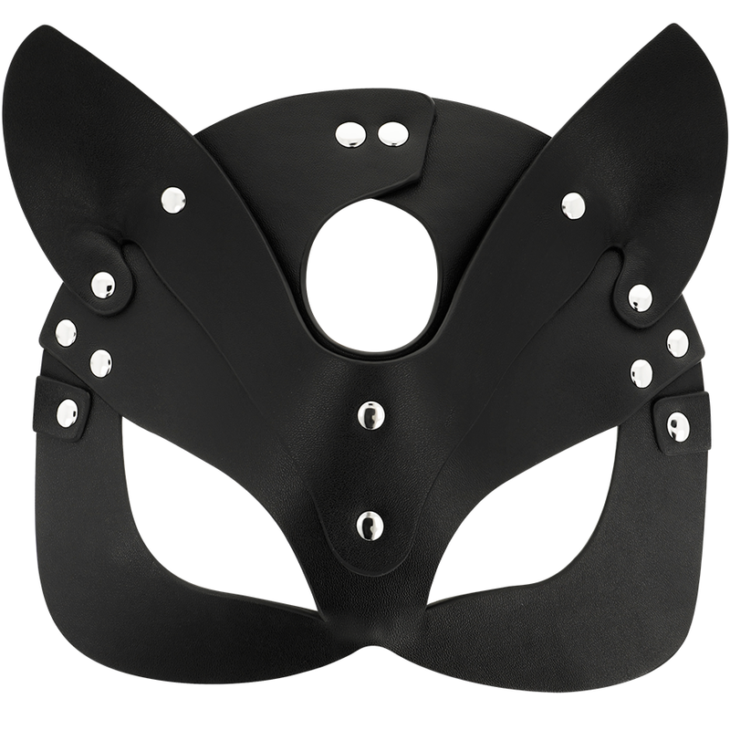 COQUETTE CHIC DESIRE - MASCARILLA DE CUERO VEGANO CON OREJAS DE GATO