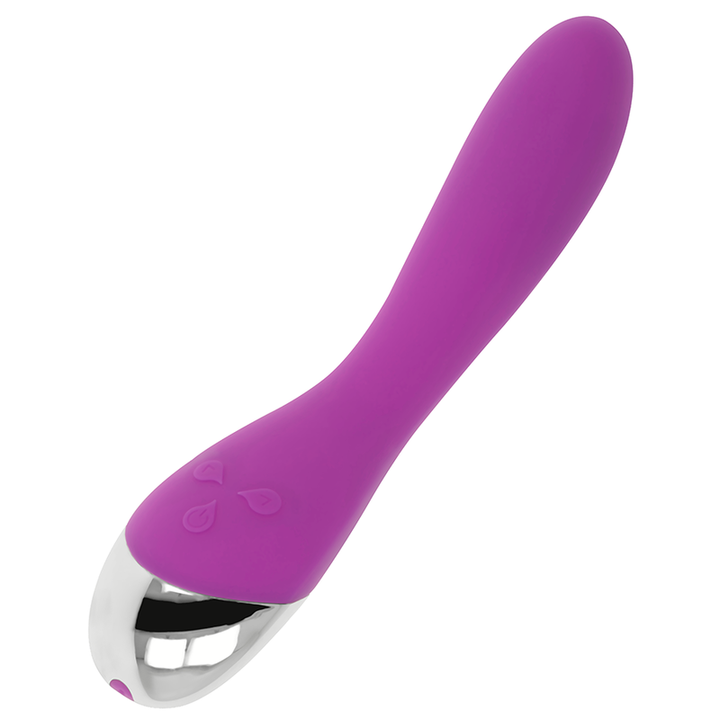 OHMAMA - VIBRADOR 6 MODOS Y 6 VELOCIDADES MORADO 20.5 CM
