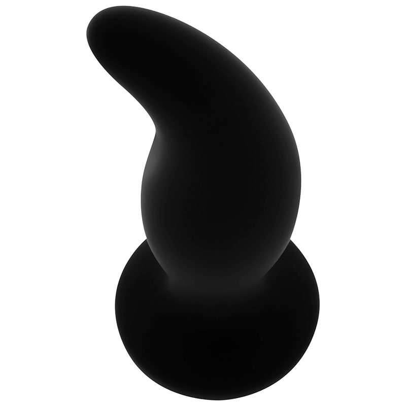OHMAMA - PLUG ANAL DE SILICONA CURVO PUNTA P 12 CM