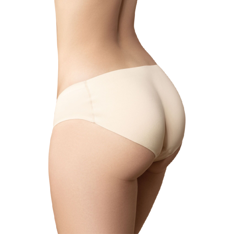 BYE BRA PANTIES BAJOS CON ROLLENO NALGAS L