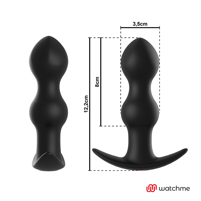 ANBIGUO - WATCHME CONTROL REMOTO PLUG VIBRADOR ANAL TIBERIUS