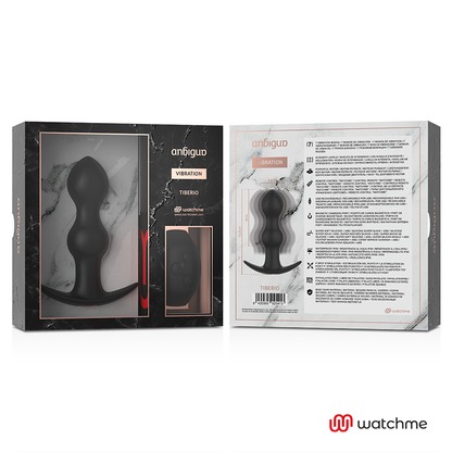 ANBIGUO - WATCHME CONTROL REMOTO PLUG VIBRADOR ANAL TIBERIUS