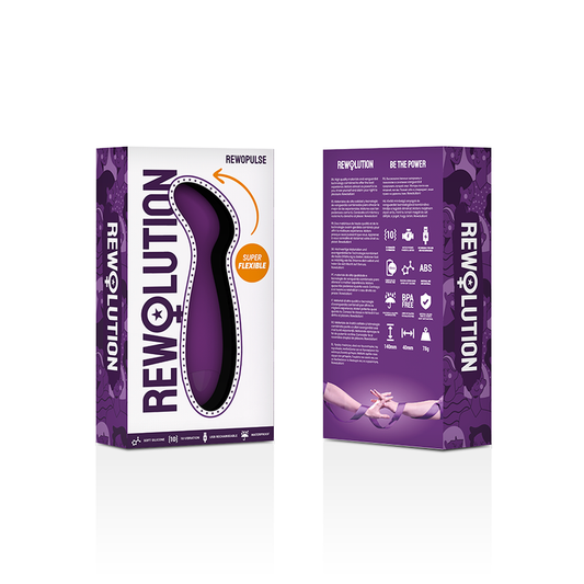 REWOLUTION - REWOPULSE VIBRADOR FLEXIBLE ESTIMULADOR DEL PUNTO G