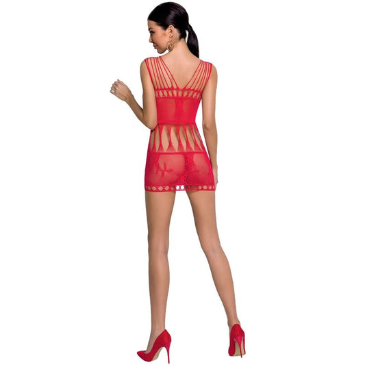 PASIÓN - MUJER BS090 BODYSTOCK ROJO TALLA ÚNICA