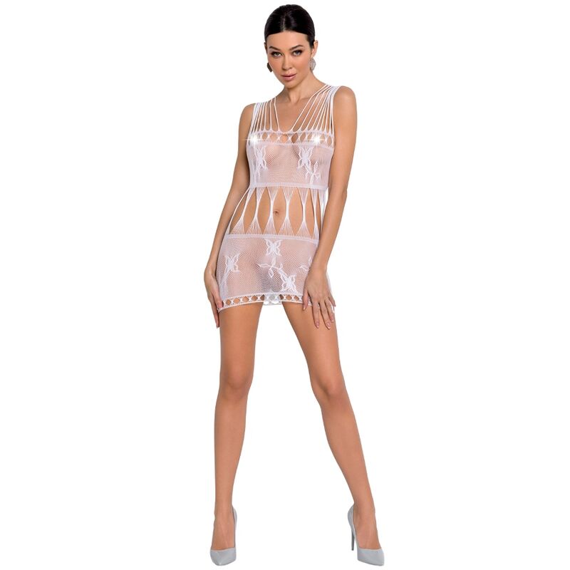 PASIÓN - MUJER BS090 BODYSTOCK BLANCO TALLA ÚNICA