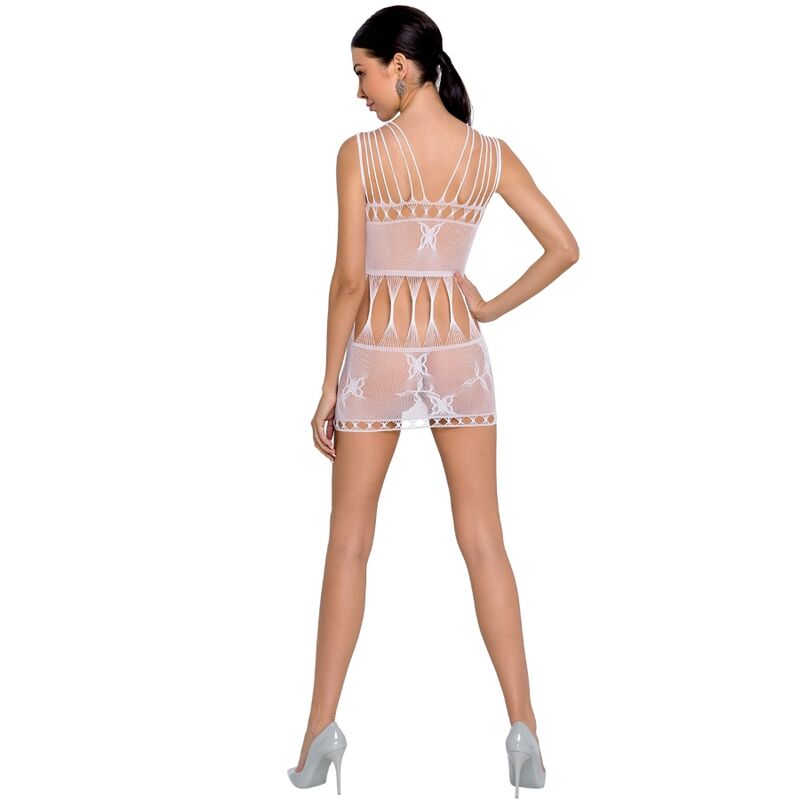 PASIÓN - MUJER BS090 BODYSTOCK BLANCO TALLA ÚNICA