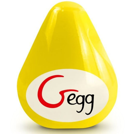 G-VIBE - HUEVO MASTURBADOR REUTILIZABLE TEXTURIZADO AMARILLO