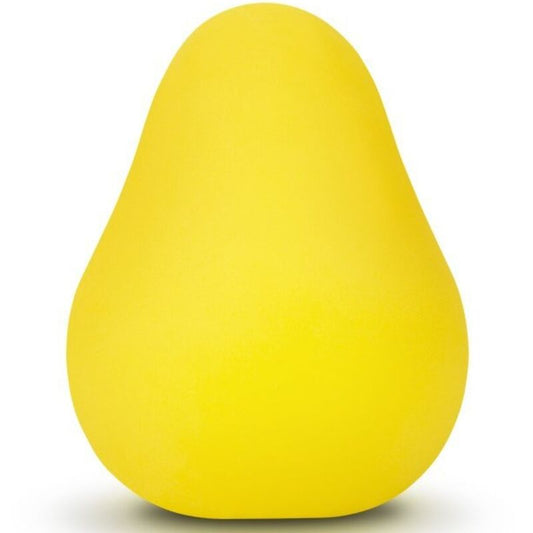 G-VIBE - HUEVO MASTURBADOR REUTILIZABLE TEXTURIZADO AMARILLO