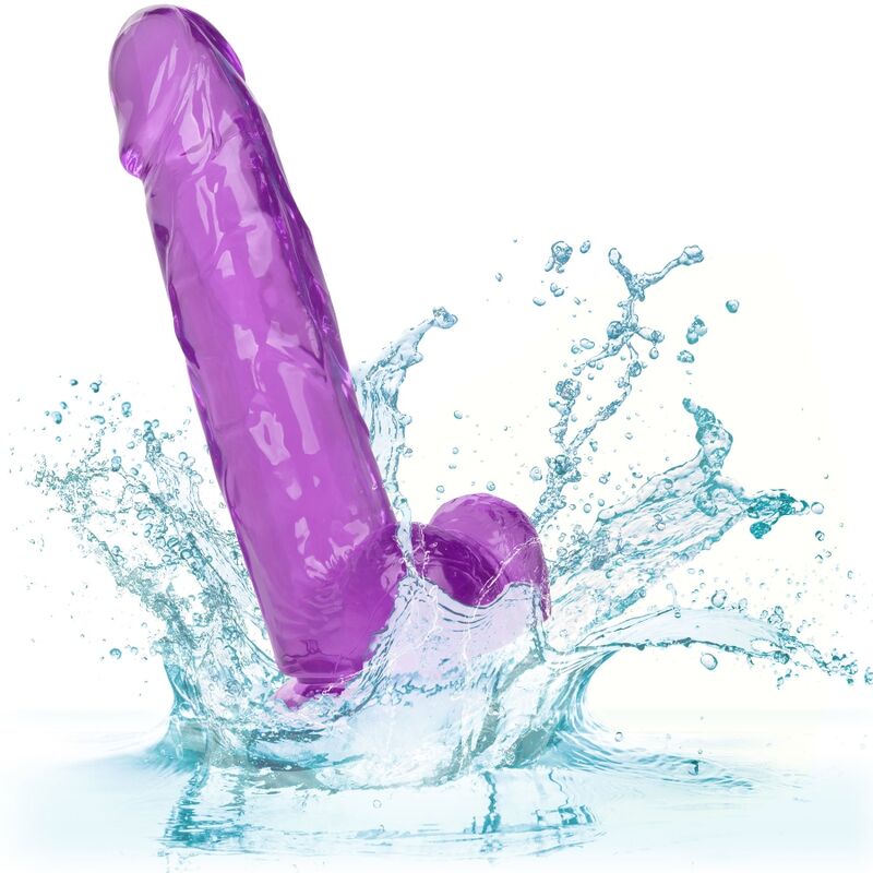 CALEXOTICS - PURPLE QUEEN SIZE DILDO 15.3 CM