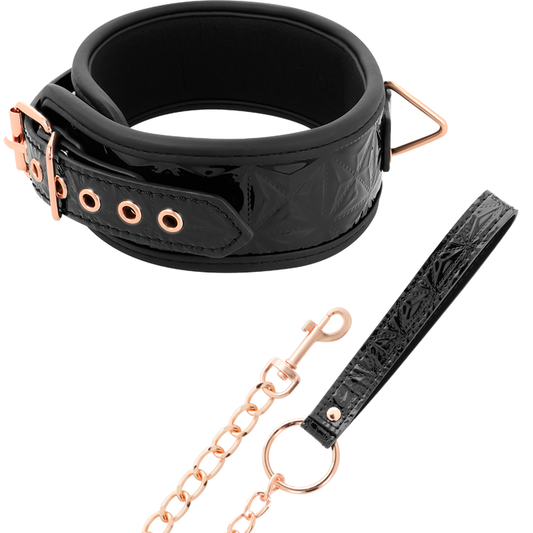BEGME - COLLAR DE CUERO VEGANO PREMIUM EDICIÓN NEGRA