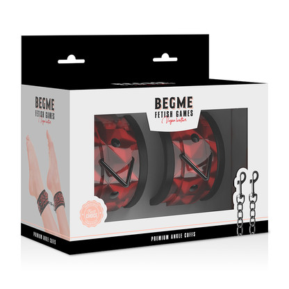 BEGME - PUÑOS DE TOBILLO PREMIUM EDICIÓN ROJA CON FORRO DE NEOPRENO