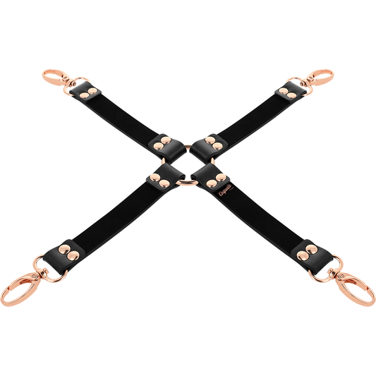 COQUETTE CHIC DESIRE - FANTASY HOG TIE COURO VEGANO