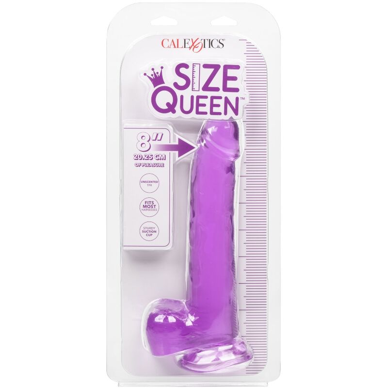 CALEXOTICS - QUEEN SIZE PURPLE DILDO 20.3 CM