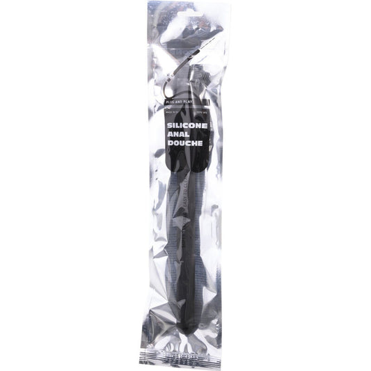 TODO NEGRO - DUCHA ANAL DE SILICONA 27 CM