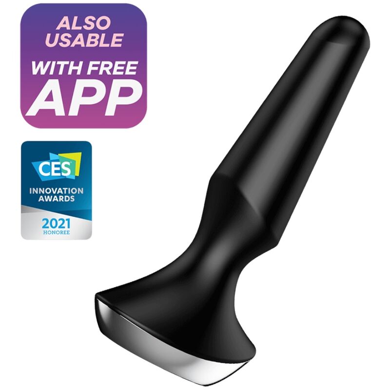 SATISFYER - ILICIOUS PLUG VIBRADOR 2 PLUG NEGRO
