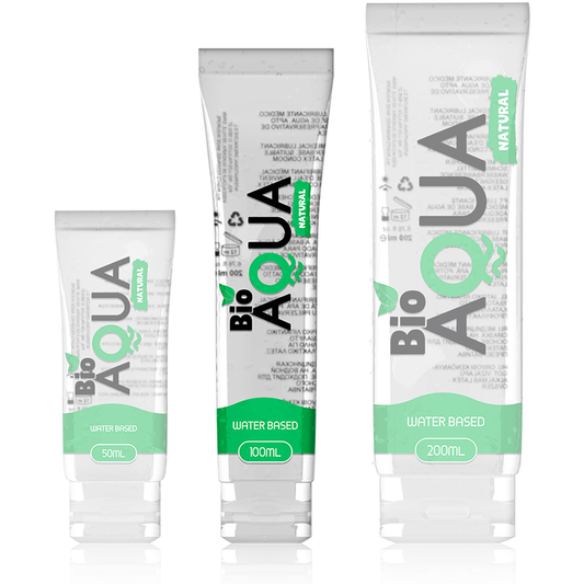 BIOAQUA - LUBRICANTE A BASE DE AGUA CON INGREDIENTES NATURALES 100 ML