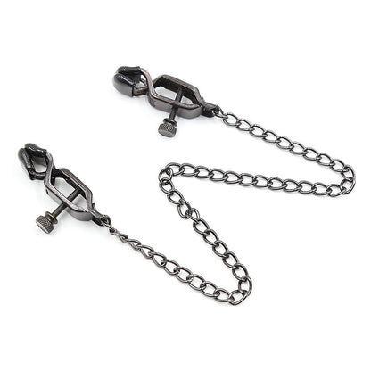 OHMAMA FETISH - METAL BRACELETS WITH BLACK CHAIN