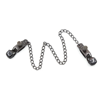 OHMAMA FETISH - METAL BRACELETS WITH BLACK CHAIN