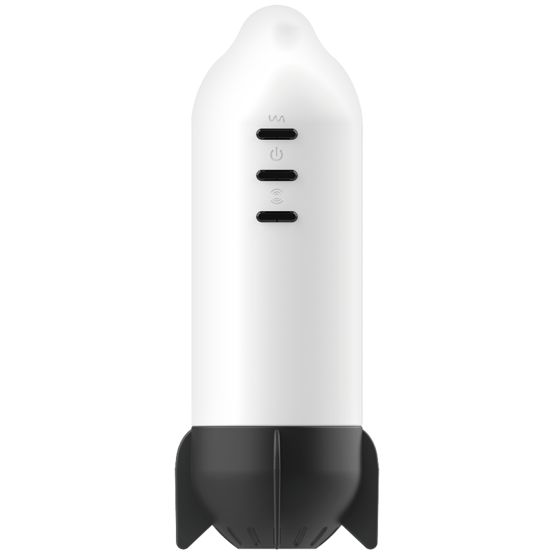 JAMYJOB - MASTURBADOR COHETE CON TECNOLOGÍA DE COMPRESIÓN SUAVE Y VIBRACIÓN