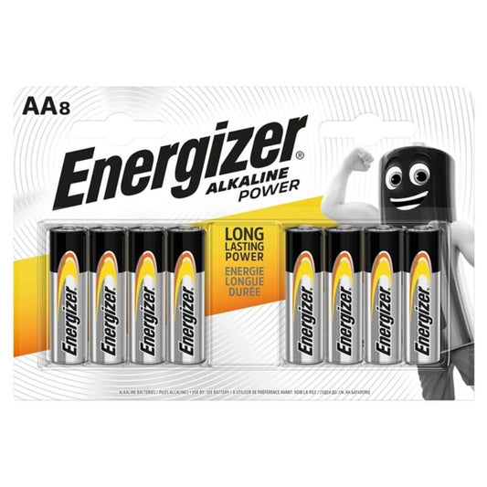 ENERGIZER - PILAS ALCALINAS AA LR6 8 UNIDADES