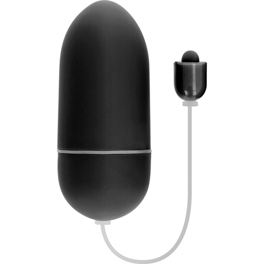 EN LÍNEA - HUEVO VIBRADOR NEGRO IMPERMEABLE