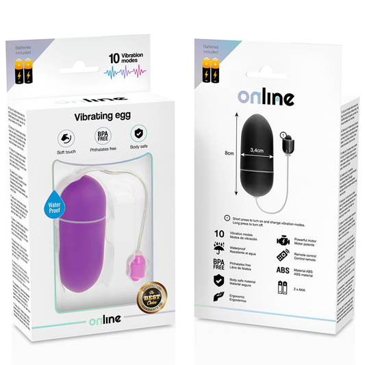 EN LÍNEA - HUEVO VIBRADOR IMPERMEABLE LILS