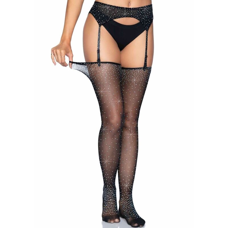 LEG AVENUE - CONJUNTO DE LIGUERO Y MEDIAS TALLA ÚNICA