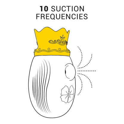 INTENSE - CLITORAL STIMULATOR 10 LICKING AND JUICING FREQUENCIES - BLUE