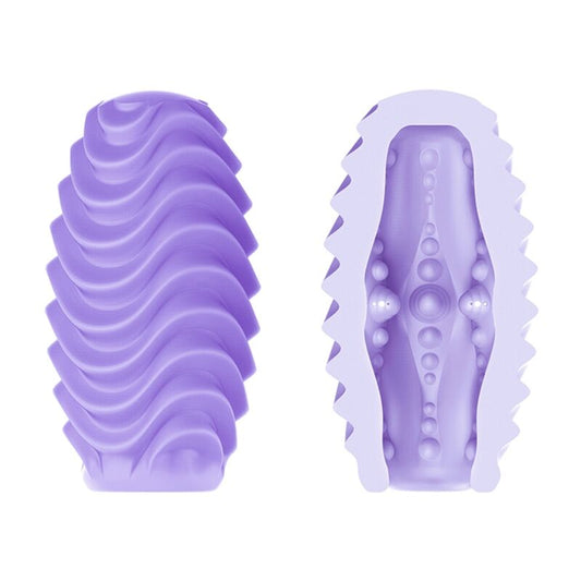 PRETTY LOVE - HUEVO MASTURBADOR MORADO DE DOBLE CARA