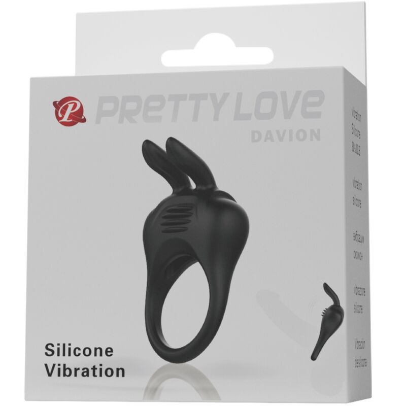 PRETTY LOVE - ANILLO VIBRADOR DAVION RABBIT
