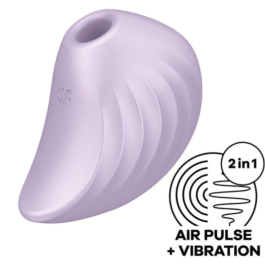 SATISFYER - ESTIMULADOR Y VIBRADOR PEARL DIVER VIOLETA