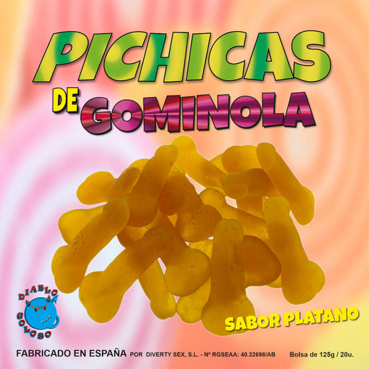 GOLOSO DEVIL - REBANADAS DE CHICLE DE PLÁTANO
