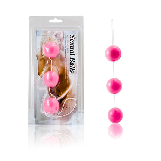 DANCE - CORREA ANAL PARA BOLAS DE ABS ROSA