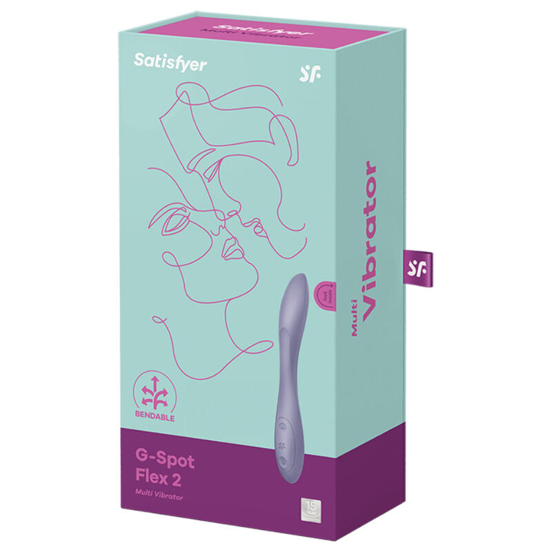 SATISFYER - MULTIVIBRADOR G-SPOT FLEX 2 MORADO