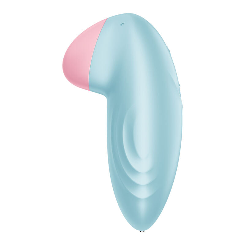 SATISFYER - VIBRADOR DE APLICACIÓN CON PUNTA TROPICAL AZUL