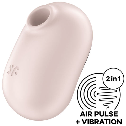 SATISFYER - PRO TO GO 2 VIOLETA ESTIMULADOR Y VIBRADOR DE DOBLE PULSO DE AIRE