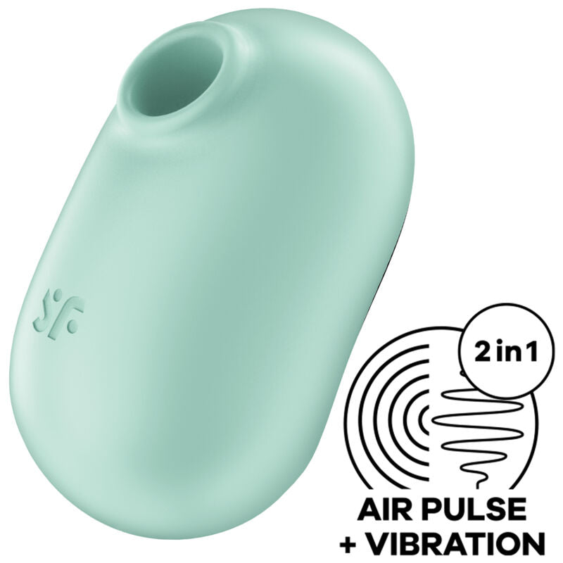 SATISFYER - PRO TO GO 2 VIOLETA ESTIMULADOR Y VIBRADOR DE DOBLE PULSO DE AIRE