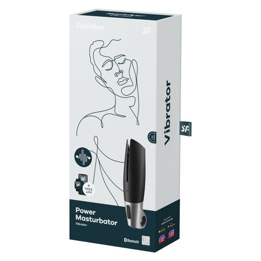 SATISFYER - MASTURBADOR BLACK POWER